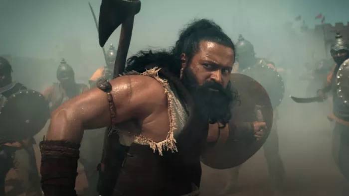 कांतारा चैप्टर 1 के एक सीन में ऋषभ शेट्टी (फोटो-इंस्टाग्राम)