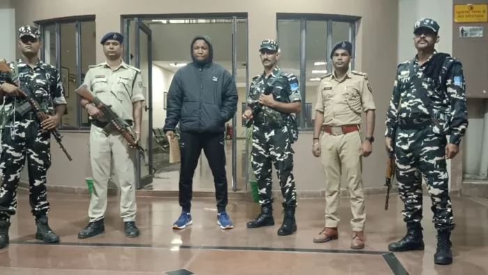 रक्सौल सीमा पर विदेशी नागरिक गिरफ्तार। फोटो जागरण
