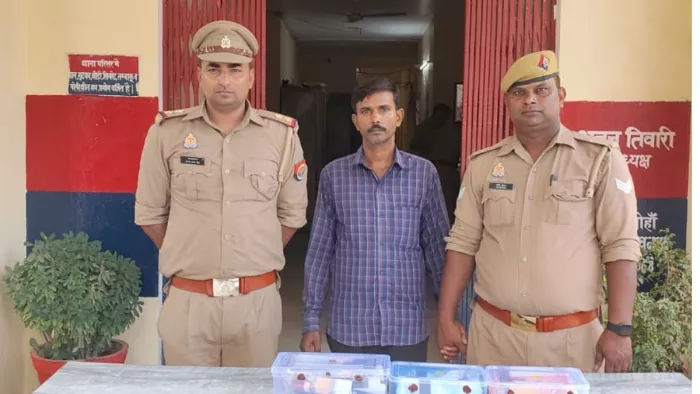 पुलिस ने आरोपी मलखान को गिरफ्तार किया