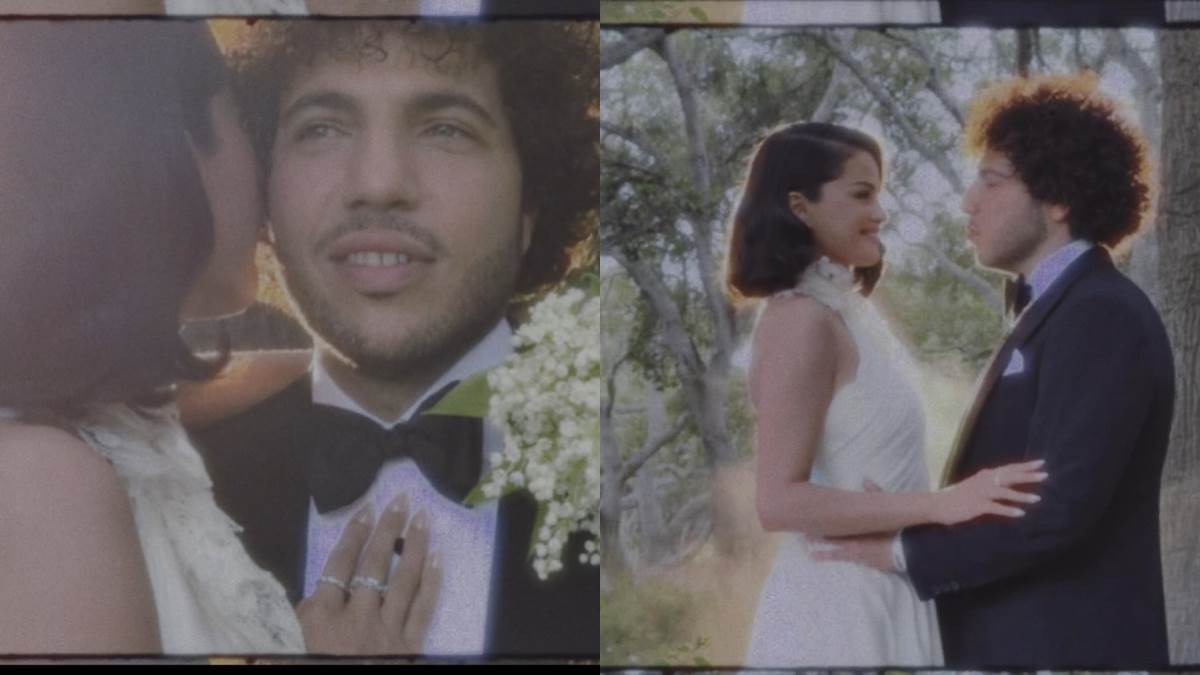 selena gomez ties the knot with boyfriend benny blanco see her wedding photos