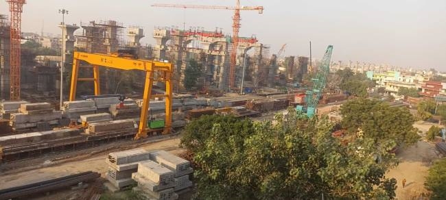 17 में से 11 किलोमीटर का वायडक्ट तैयार, 2023 से दौड़ेगी रैपिड रेल