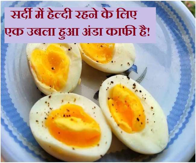 Boiled Egg Benefits सर्दी में होने वाली बीमारियों से बचना चाहते हैं तो