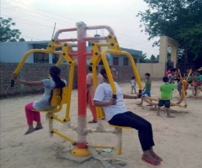 enjoy open gym and children park at gandhi maidan in gaya from next year you will get health benefits