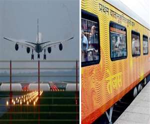 दिवाली में घर आने के लिए ट्रेनों में बढ़ी वेटिंग, विमान का किराया सातवें आसमान पर।