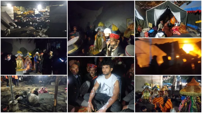 कुल्लू दशहरा में आधी रात लगी भीषण आग, 18 टेंट जलकर राख