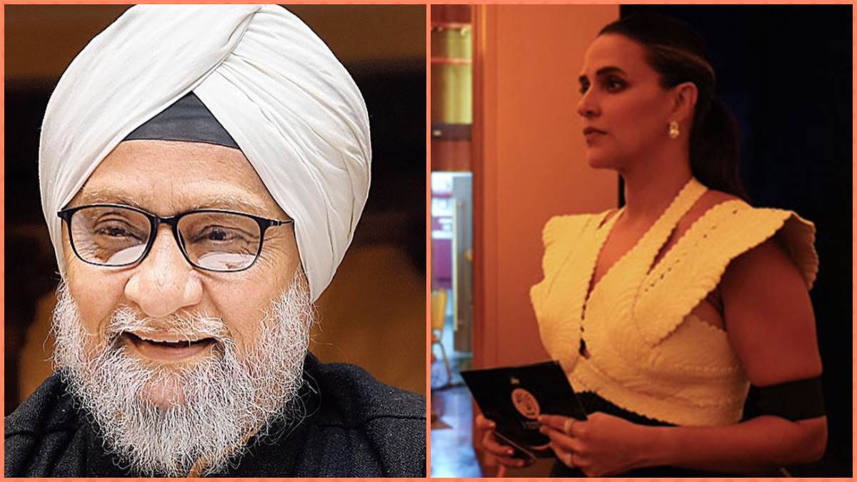 actress neha dhupia tributes to her late father in law bishan singh bedi at jio mami film festival