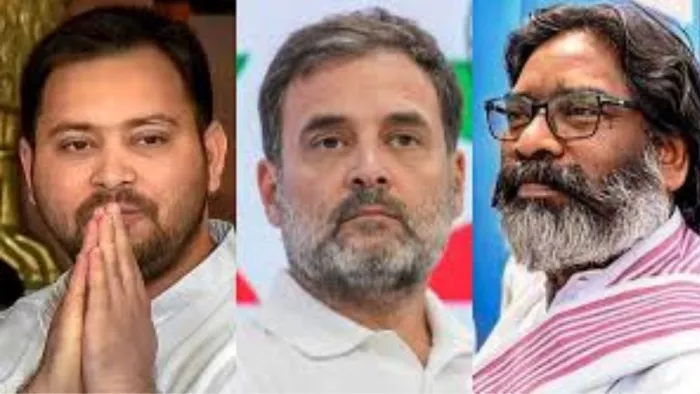 झारखंड में राजद कोटे की सीटों पर कांग्रेस ने उम्मीदवार उतारे।
