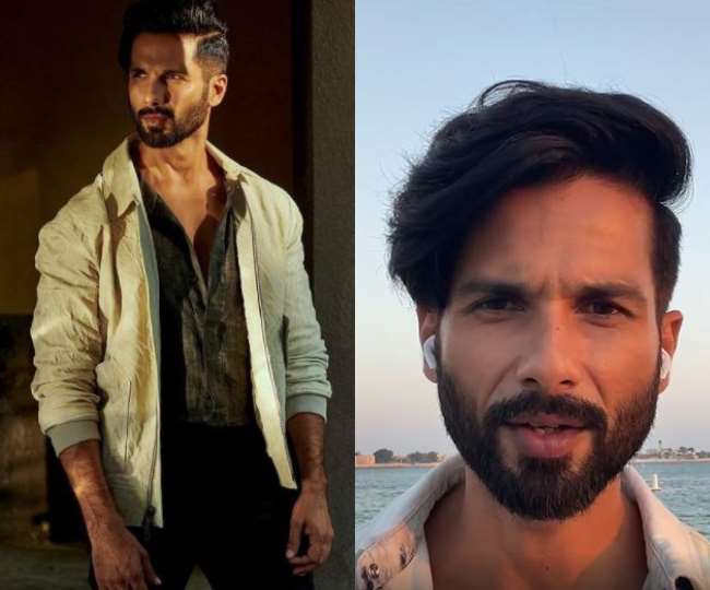 Shahid Kapoor got injured due to ball during shooting of 'Jersey'. photo source @shahidkapoor instagram.