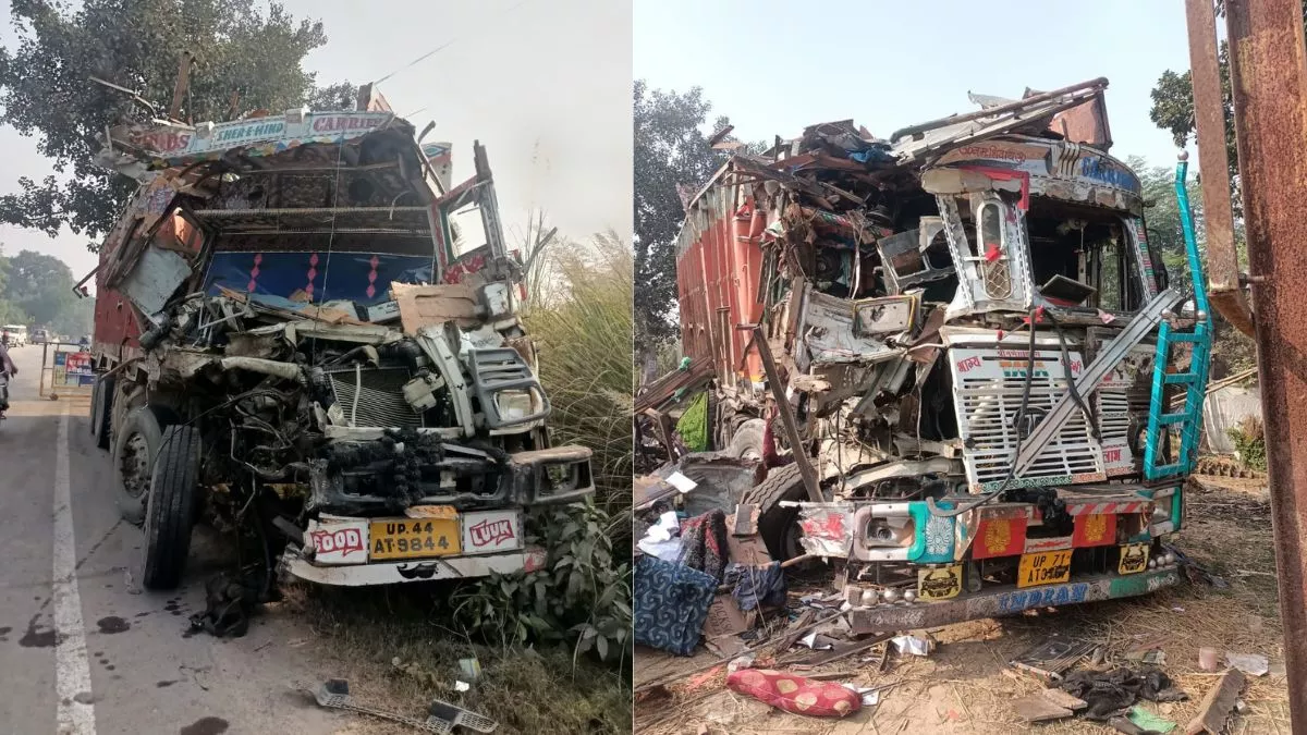 Accident in Raebareli: रायबरेली में ट्रकों की भीषण टक्‍कर, हादसे में चालक-क्लीनर समेत तीन की मौत