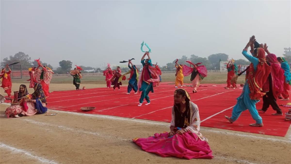 students in colleges affiliated to gju engaged in preparations for youth festival competition to come first
