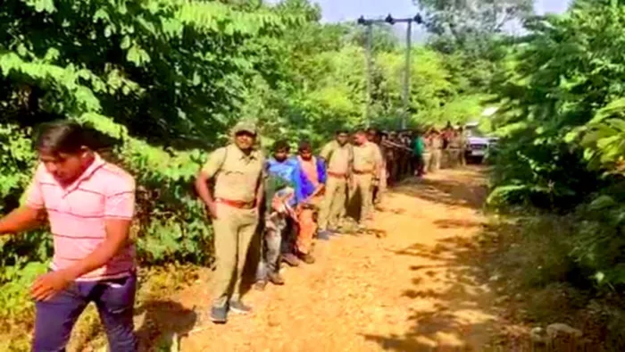 गांजा की खेती नष्ट करने जा रहे 50 वन कर्मचारी लैंडमाइन विस्फोट की चपेट में आने से बाल-बाल बचे