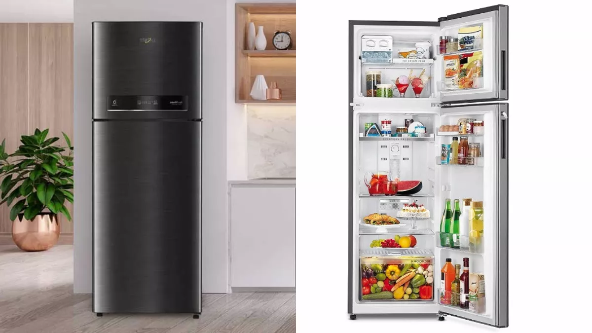 बड़ी फैमिली के लिए बेस्ट है ये Whirlpool Refrigerator Double Door, 12 घंटे तक रखते हैं फल सब्जियों को फ्रेश