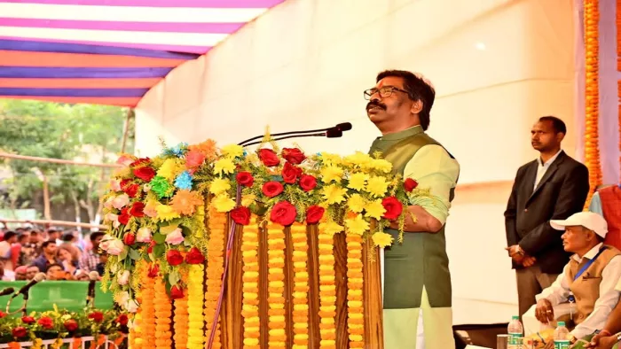 झारखंड के मुख्यमंत्री हेमंत सोरेन की फाइल फोटो।