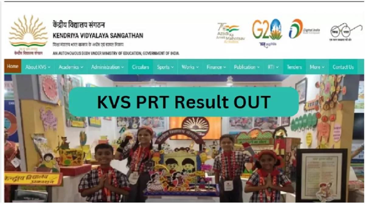 kvs prt result declared kvs primary teacher final provisional merit list released on kvsangathan nic in download from here