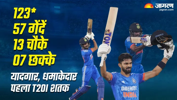 Ruturaj Gaikwad ने जड़ा T20I का पहला शतक, गुवाहाटी में रचा इतिहास