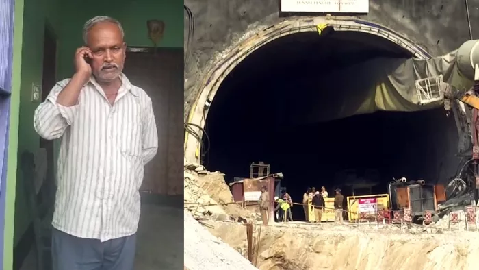 बेटे के सुरंग से बाहर आने की राह देख रहे मां-बाप