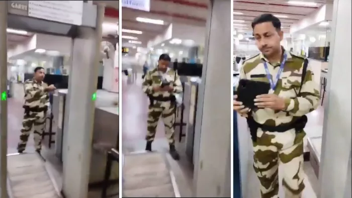दिल्ली के झिलमिल मेट्रो स्टेशन पर सिख को नहीं मिली एंट्री (वीडियो)