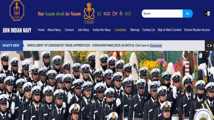 Indian Navy Apprentice Recruitment की पूरी डिटेल यहां से करें चेक।