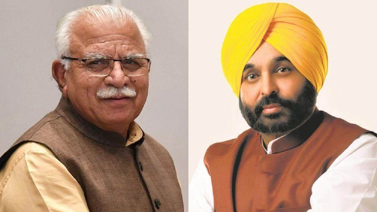haryana cm and punjab cm syl dispute third meeting today union minister shekhawat preside