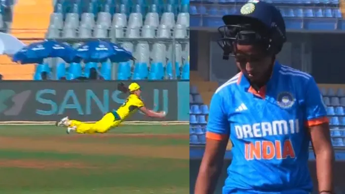 IND W vs AUS W Video: Darcie Brown ने Harmanpreet Kaur का लपका अद्भुत कैच