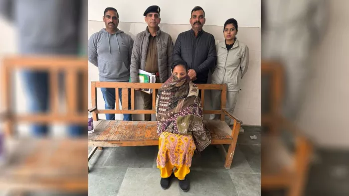 पुलिस की अपराध शाखा दो ने हिमाचली देवी को किया गिरफ्तार। (सौ. पुलिस प्रवक्ता)