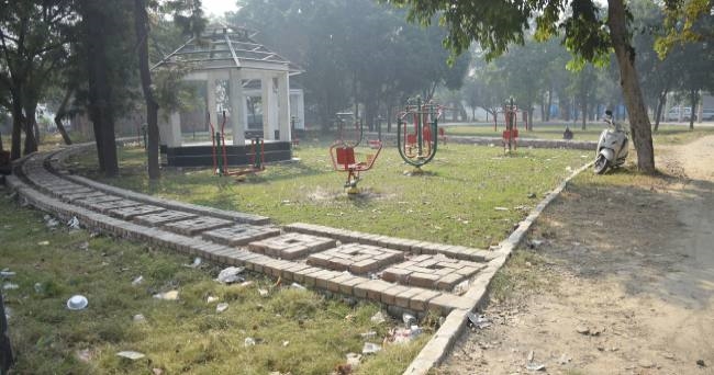 अब तो डिजाइन भी आ गया, हाली पार्क क्यों है अधूरा