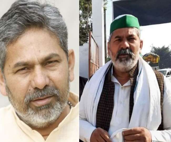 राकेश टिकैत ने एक बार संसद भवन के बाहर गन्ना जला दिया था।