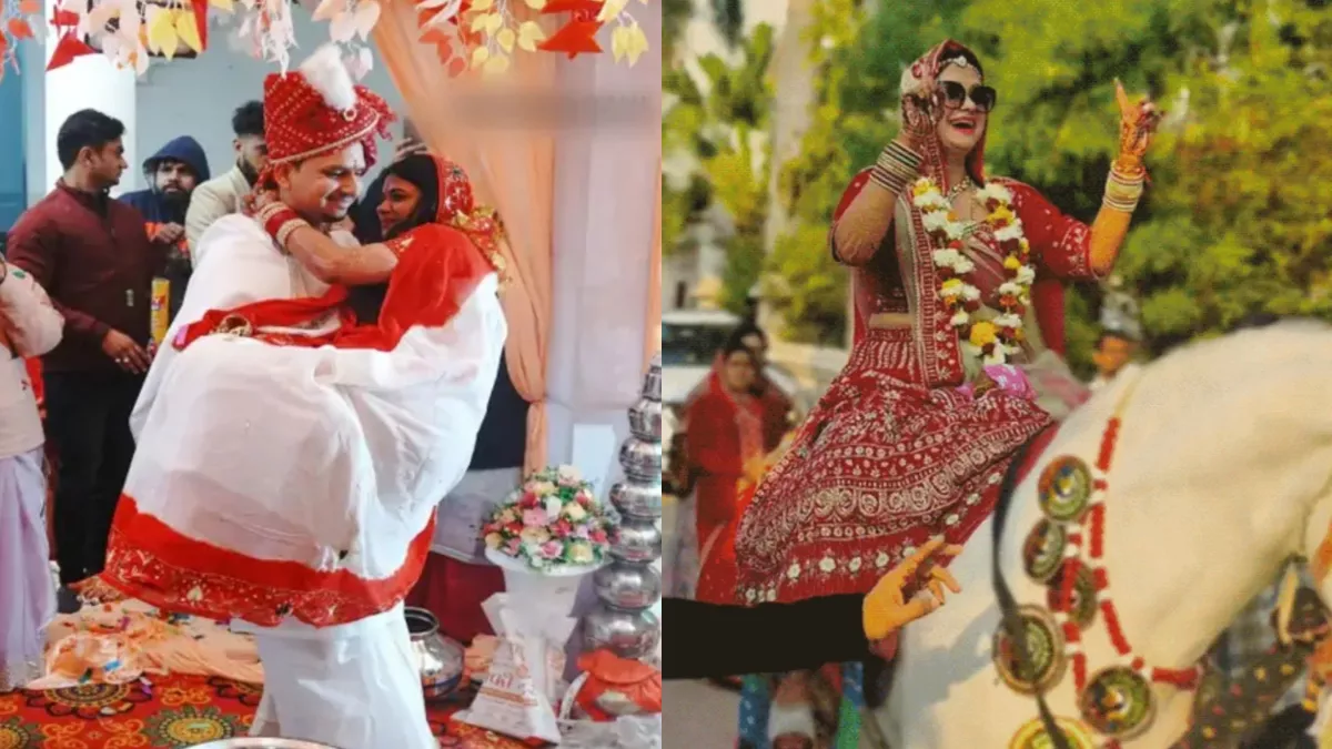 राजसमंद के श्रीमाली समाज में विवाह की अनोखी परम्परा, दुल्हन को गोद में उठाकर लिए जाते हैं चार फेरे