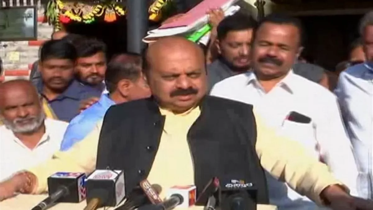 बोम्मई ने कहा कि कर्नाटक के कित्तूर में भाजपा काफी मजबूत रही है। (Photo-ANI)