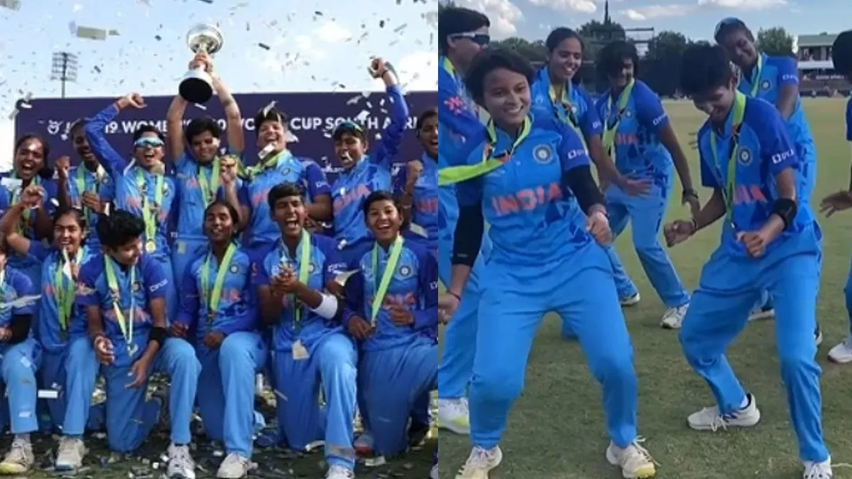 indian u 19 womens t20 world cup winner indian team players Dance Video