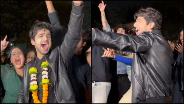 हारने के बाद ढोल नगाड़े पर नाचे अभिषेक कुमार। फोटो क्रेडिट- इंस्टाग्राम