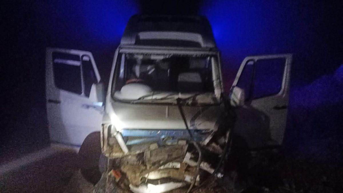 mini bus coming from nepal fell from overbridge 14 people injured