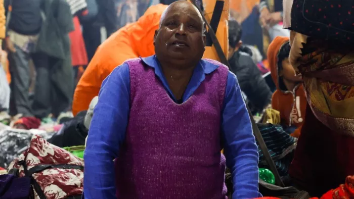 Maha Kumbh Mela 2025: हादसे के बाद रोते-बिलखते परिजन। जागरण