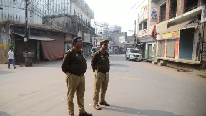 आरोपी साठा की कुर्क की गई जमीन पर चौकी बनेगी। (तस्वीर जागरण)