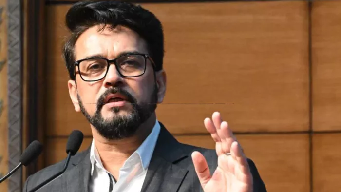कांग्रेस बिखरी और टूटी हुई दिखाई दे रही- अनुराग ठाकुर (फाइल फोटो)
