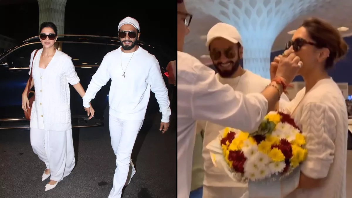 प्रेग्नेंसी अनाउंसमेंट के बाद Deepika Padukone और Ranveer Singh एयरपोर्ट पर हुए स्पॉट, फैंस के साथ मनाया जश्न