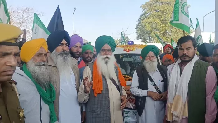 खनौरी बॉर्डर लाया गया शुभकरण का पार्थिव शरीर