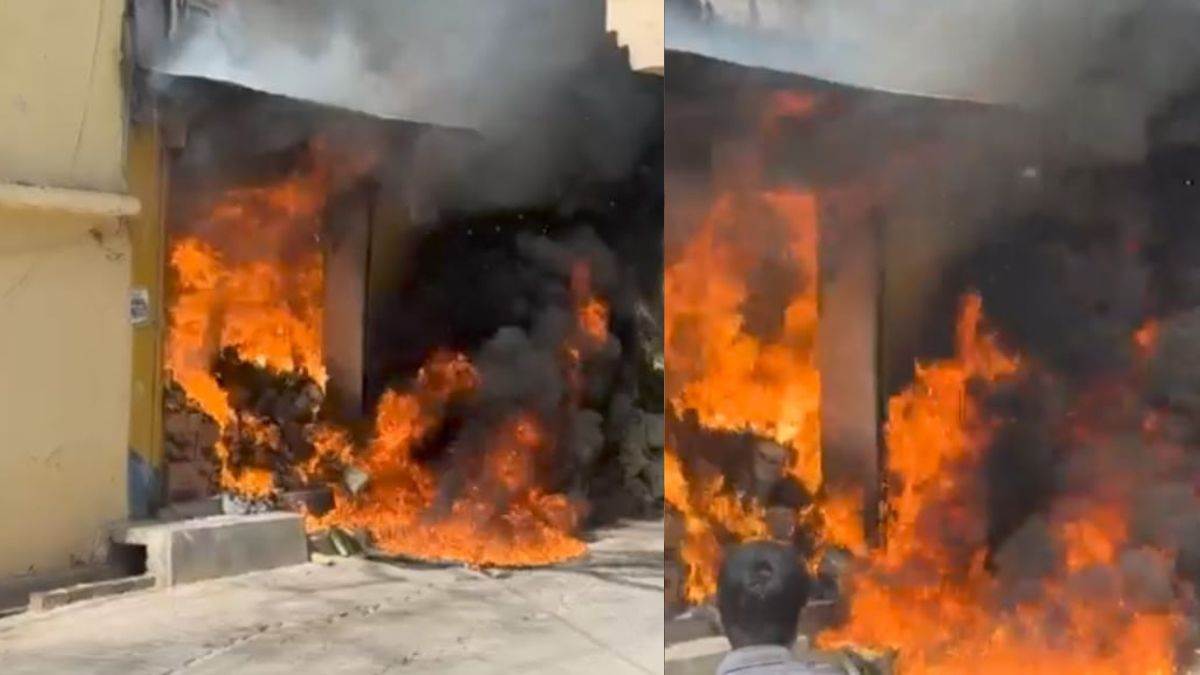 himachal fire huge fire in warehouse in gunnughat nahan goods worth lakhs burnt to ashes