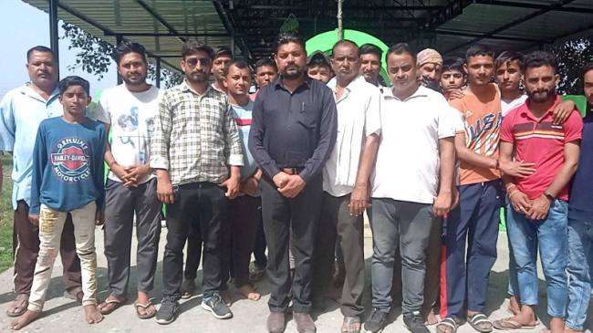 took stock of the preparations for the fair at peed babas dargah