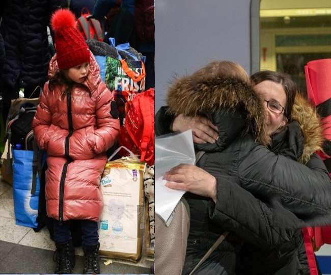 रूस और यूक्रेन की लड़ाई में लाखों हुए बेघर