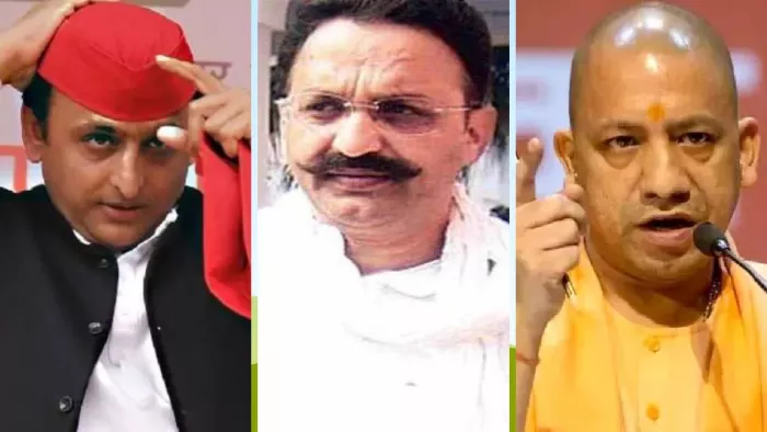 मुख्तार की मौत के बाद अखिलेश ने योगी सरकार पर साधा निशाना।