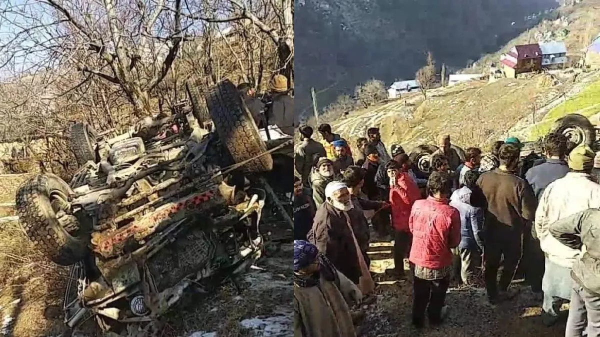 जम्मू-श्रीनगर में यात्रियों से भरा वाहन खाई में गिरा 10 लोगों की मौत