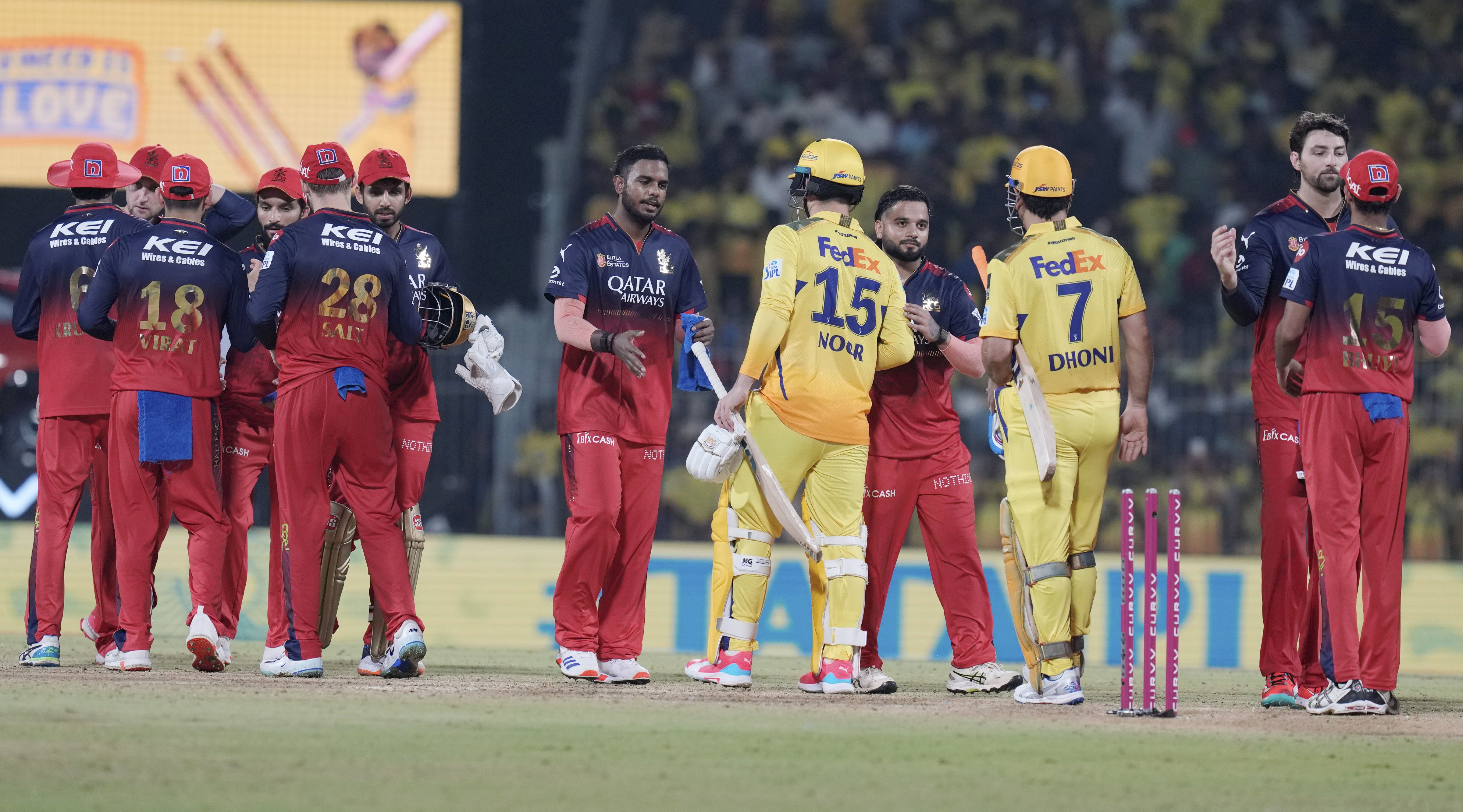 rcb vs csk highlights