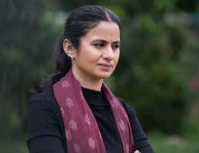 Rasika Dugal plays Dr Meera Kapoor in Out Of Love Season 2. Photo- Instagram/Rasika