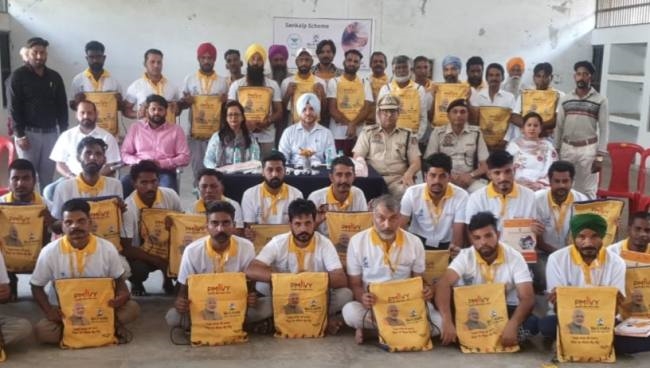distribute induction kits in jail