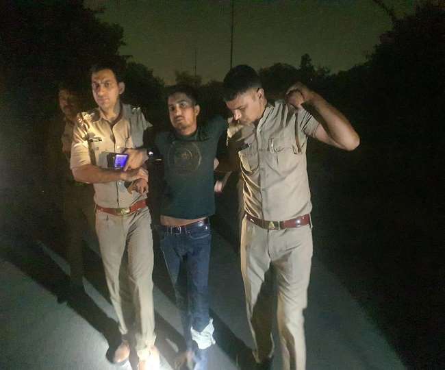 गाजियाबाद में पुलिस मुठभेड़ में दो शातिर बदमाश गिरफ्तार