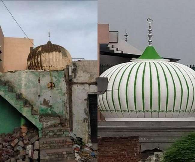पटियाला के गुजरांवाला मोहल्ले में मस्जिद को लेकर विवाद बढ़ गया है।