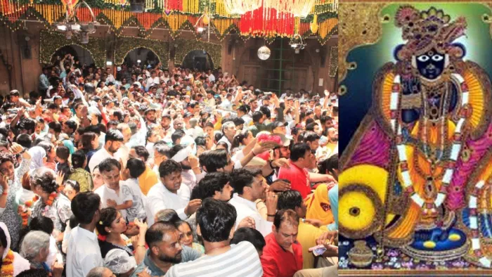 Banke Bihari Mandir: बांकेबिहारीजी के दर्शन को उमड़े भक्त