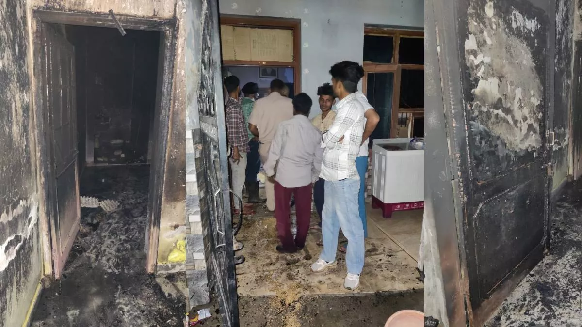 Gas cylinder explodes in Mohali: गैस सिलेंडर फटने से घरेलू सामान जलकर हुआ राख, घर की दीवारों और लैंटर में आयी दरारें