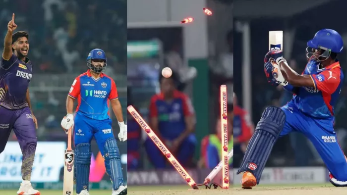KKR vs DC: हर्षित राणा ने उड़ाए बैटर के होश।